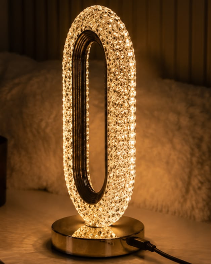 Touch Control Crystal Table Desk Lamp